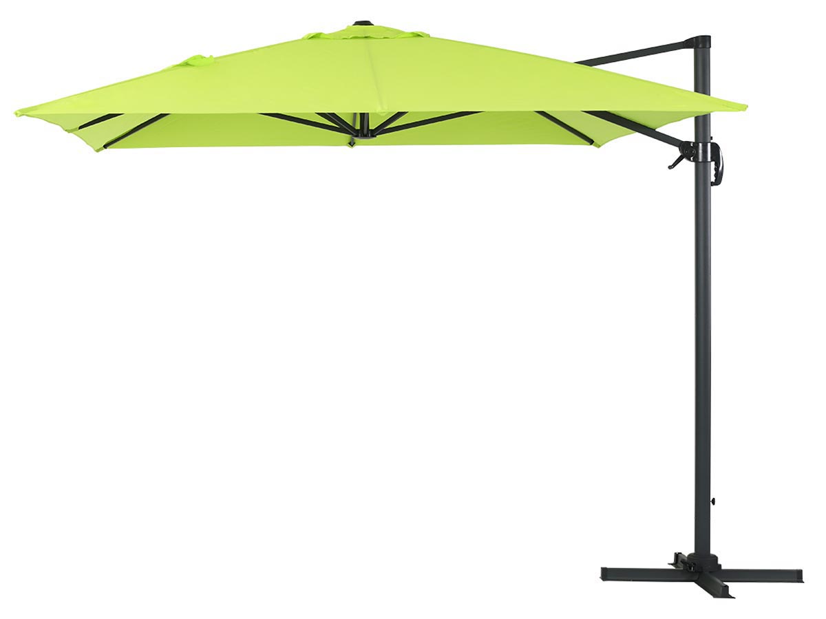 Parasol jardin déporté Alu Sun 4 - Rectangle- 3 x 4 m - Vert