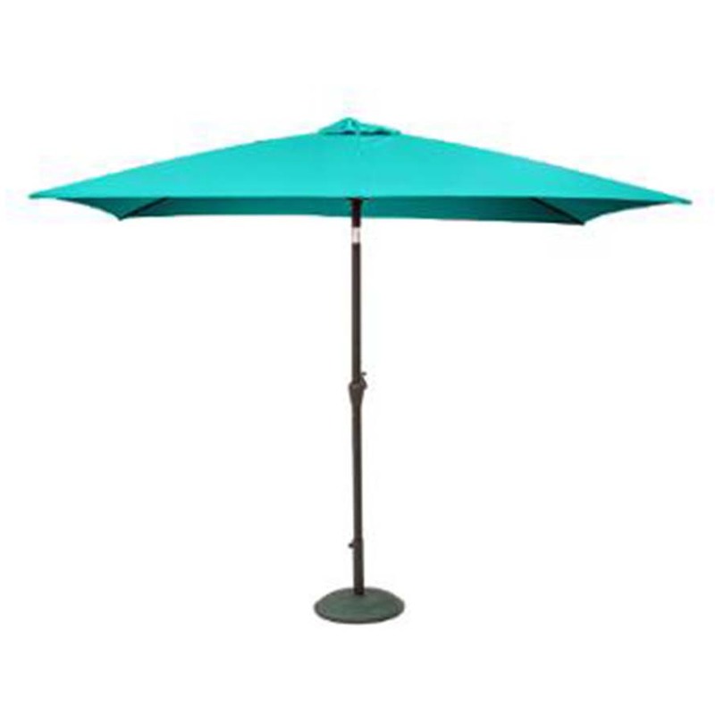 Parasol rectangulaire aluminium Fidji 2 x 3 m Emeraude - HESPERIDE Parasol rectangulaire aluminium Fidji 2 x 3 m Emeraude - HESPERIDE