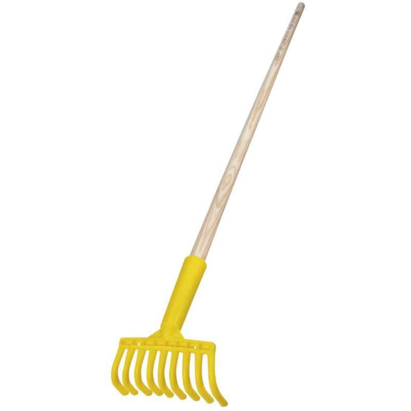Peigne jaune à olives avec manche 130cm - P. OUTILLAGE