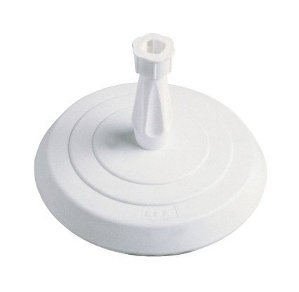 Pied de parasol béton blanc vg 14 - SéLECTION BRICO-TRAVO