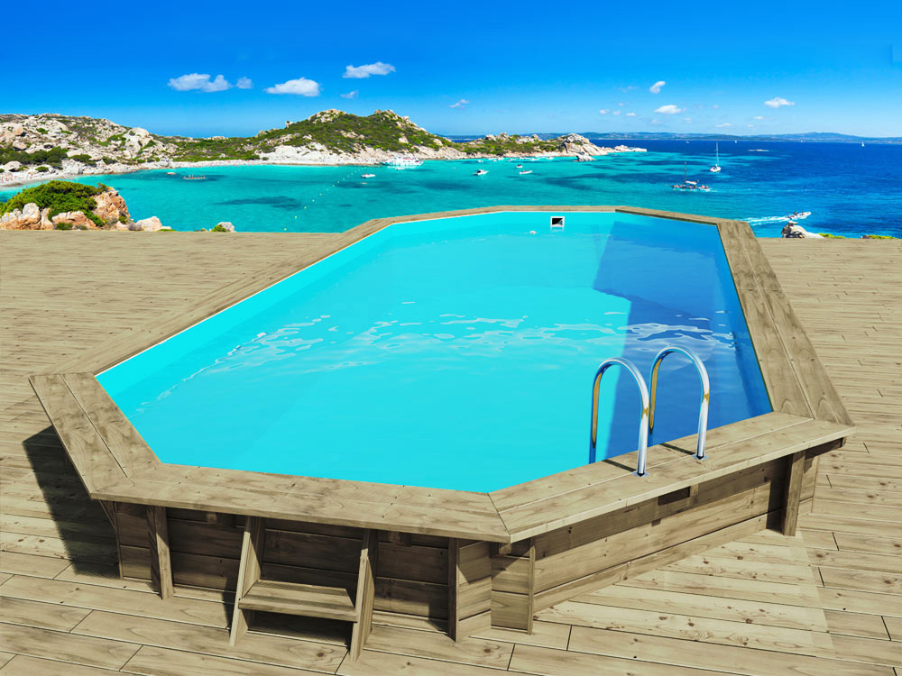 Piscine bois Ibiza - 8.57 x 4.57 x 1.31 m