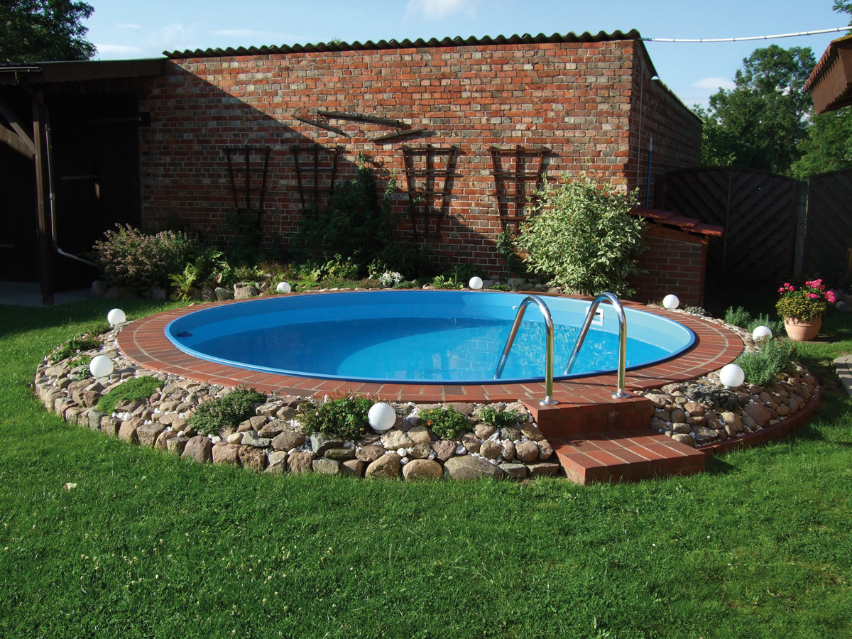 Kit piscine acier ronde enterrée - Ø 4.50 x 1.20 m