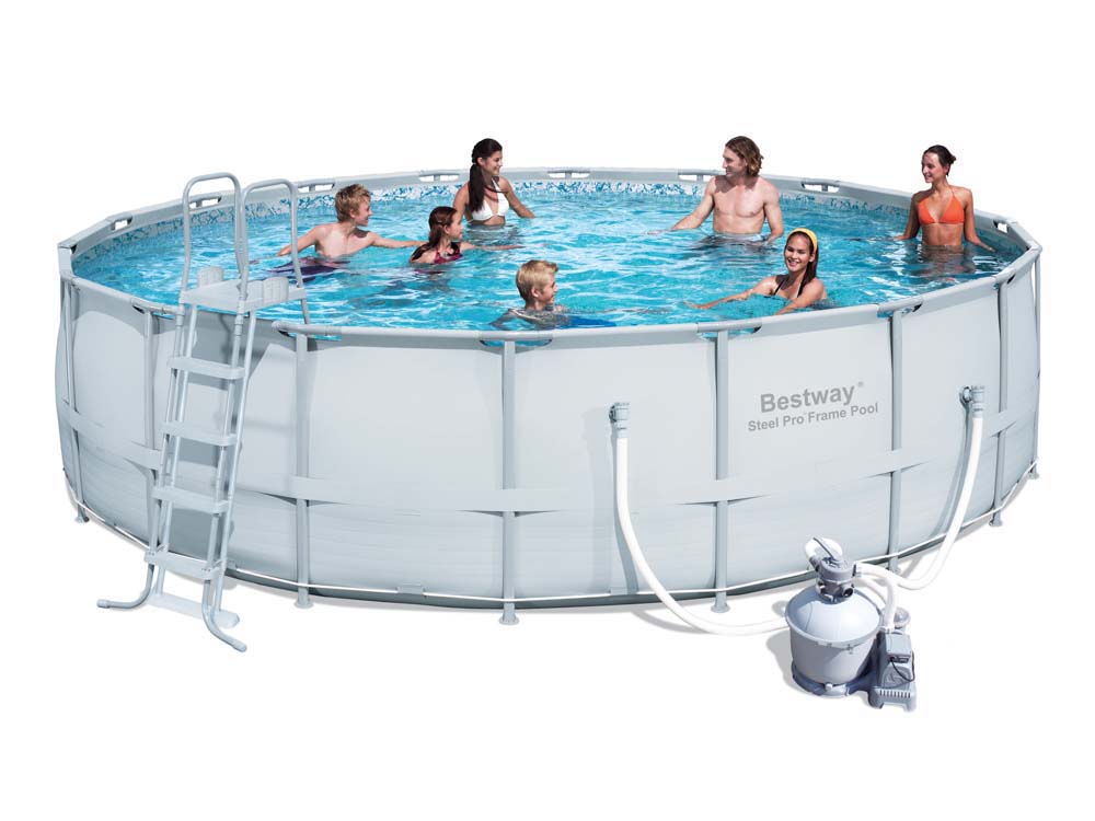 Piscine tubulaire ronde - 5.49 x 1.32 m