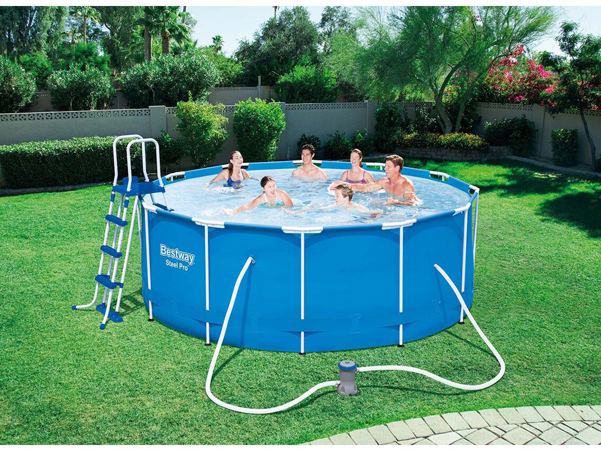 Piscine Ronde Steel Pro Frame - 3.66 x 1.22 m