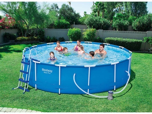 Piscine Ronde Steel Pro Frame - 4.27 x 1.00 m