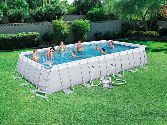 Piscine acier rectangulaire Power Steel - 7.32 x 3.66 x 1.32 m