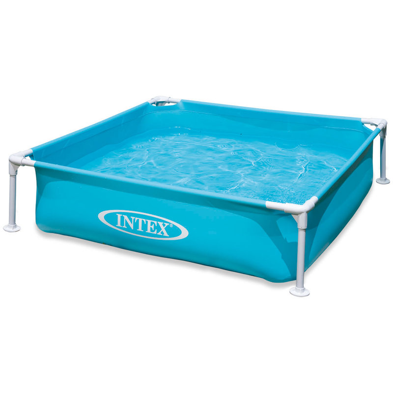 Piscine tubulaire carrée 1,22 x 1,22 x 0,30 m - Intex