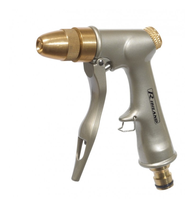 Pistolet métal / laiton peint + raccord rapide - RIBIMEX