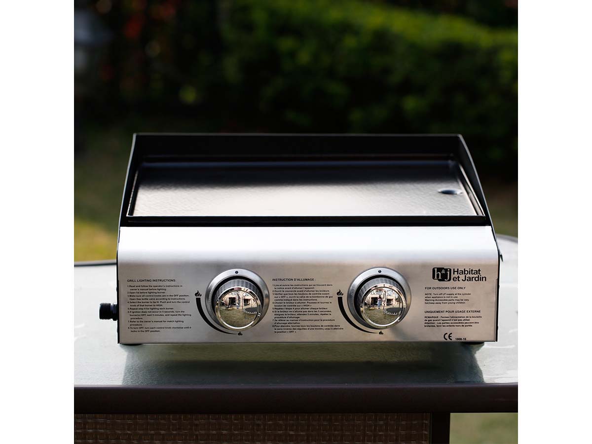 Plancha Presto 2 - 2 Brûleurs - 6.4kW