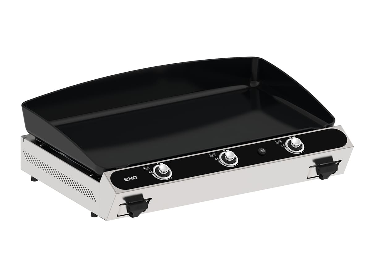 Plancha gaz 3 brûleurs Chambord 75 - 74 x 38 cm - 7,5 kW