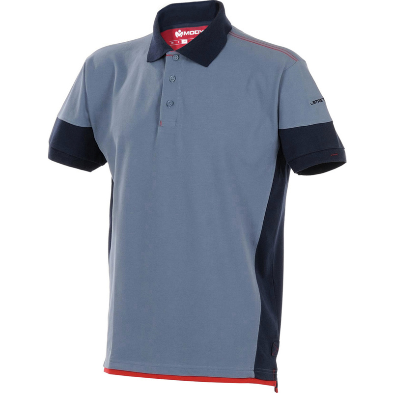 Polo de travail Stretchfit Würth MODYF Bleu - S