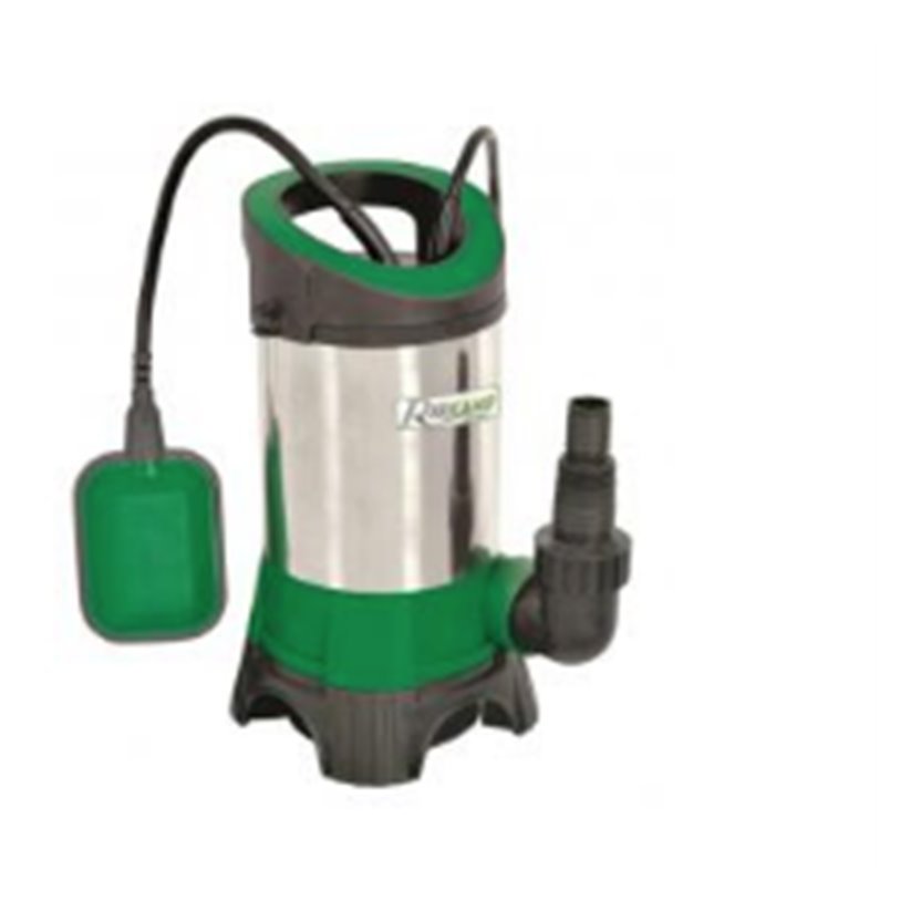 Pompe vide-cave 900 Watts eaux chargées inox + interrupteur flotteur - RIBIMEX