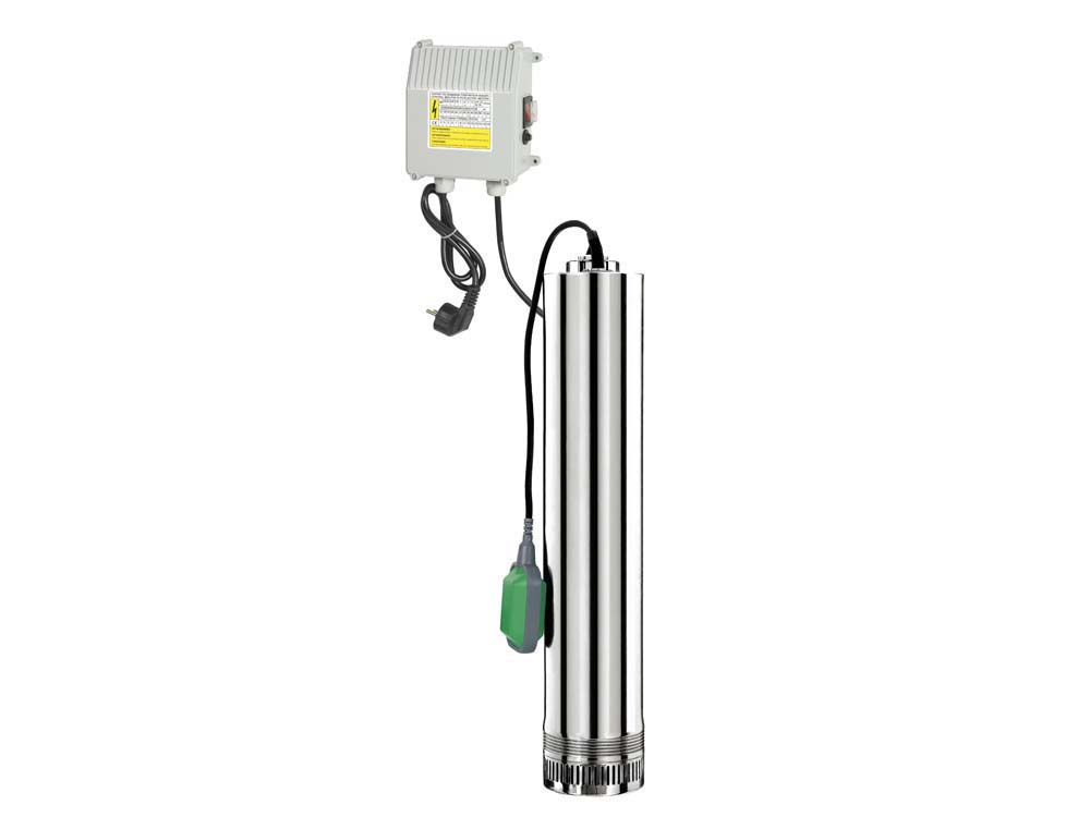 Pompe de puits 750w + flotteur 5 43m de refoulement