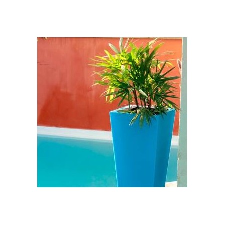 Pot de fleur carré haut bicolore Stak M