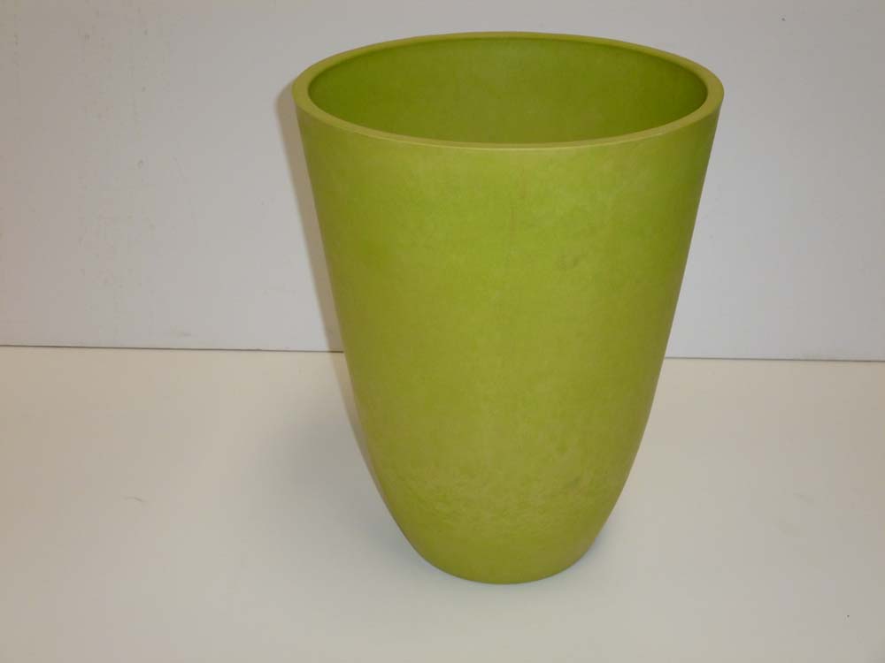 Pot rond Pérou Ø 39 ×46 cm. - Vert anis