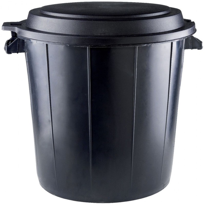Poubelle d'immeuble 80 l corps + couvercle - SéLECTION BRICO-TRAVO