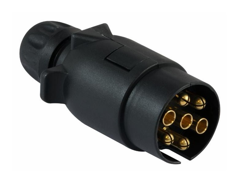 Prise remorque mâle pvc 12 V 7 plots - AMA Prise remorque mâle pvc 12 V 7 plots - AMA