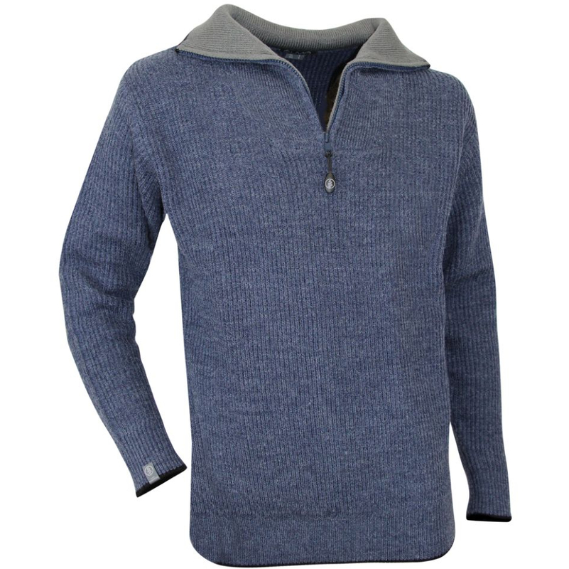 Pull col camionneur Cacao LMA Bleu XL