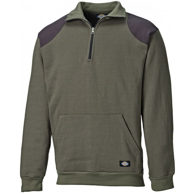 Pull col camionneur Dickies Kendrick Vert Foncé L