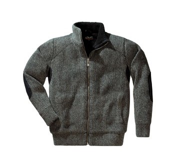 Pull zippé MEMPHIS Taille M, gris moucheté - FP