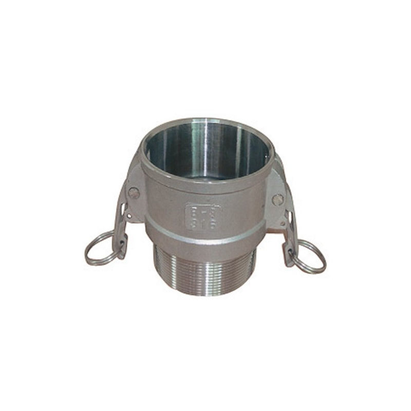 Raccord Camlock femelle - embout fileté male en inox - Type B - femelle camlock 2''- fileté male 2'' - MULTITANKS