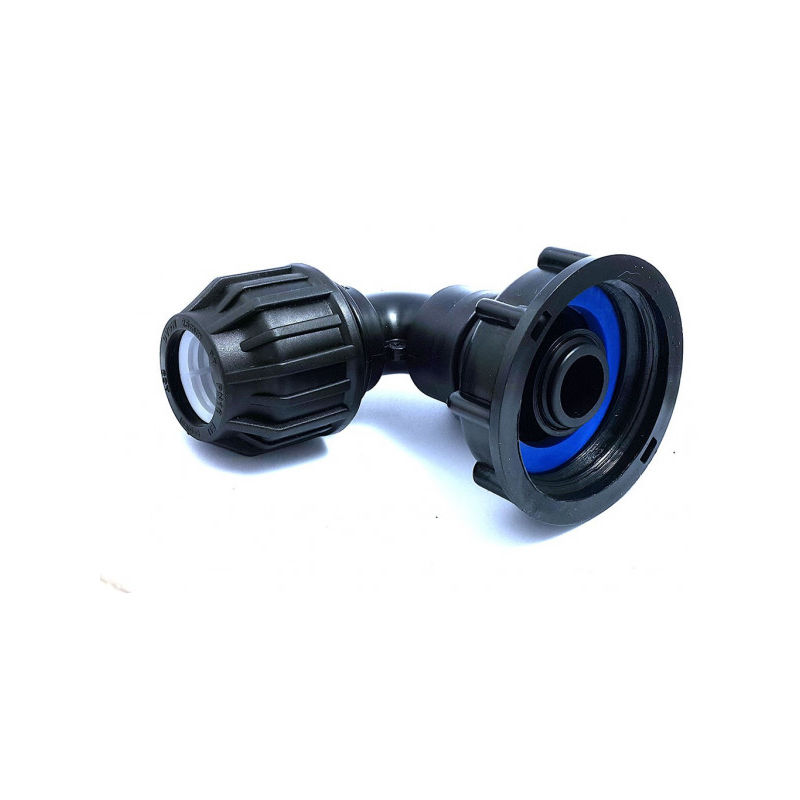 Raccord S60x6 avec sortie pression coudée 32mm - 32mm - MULTITANKS