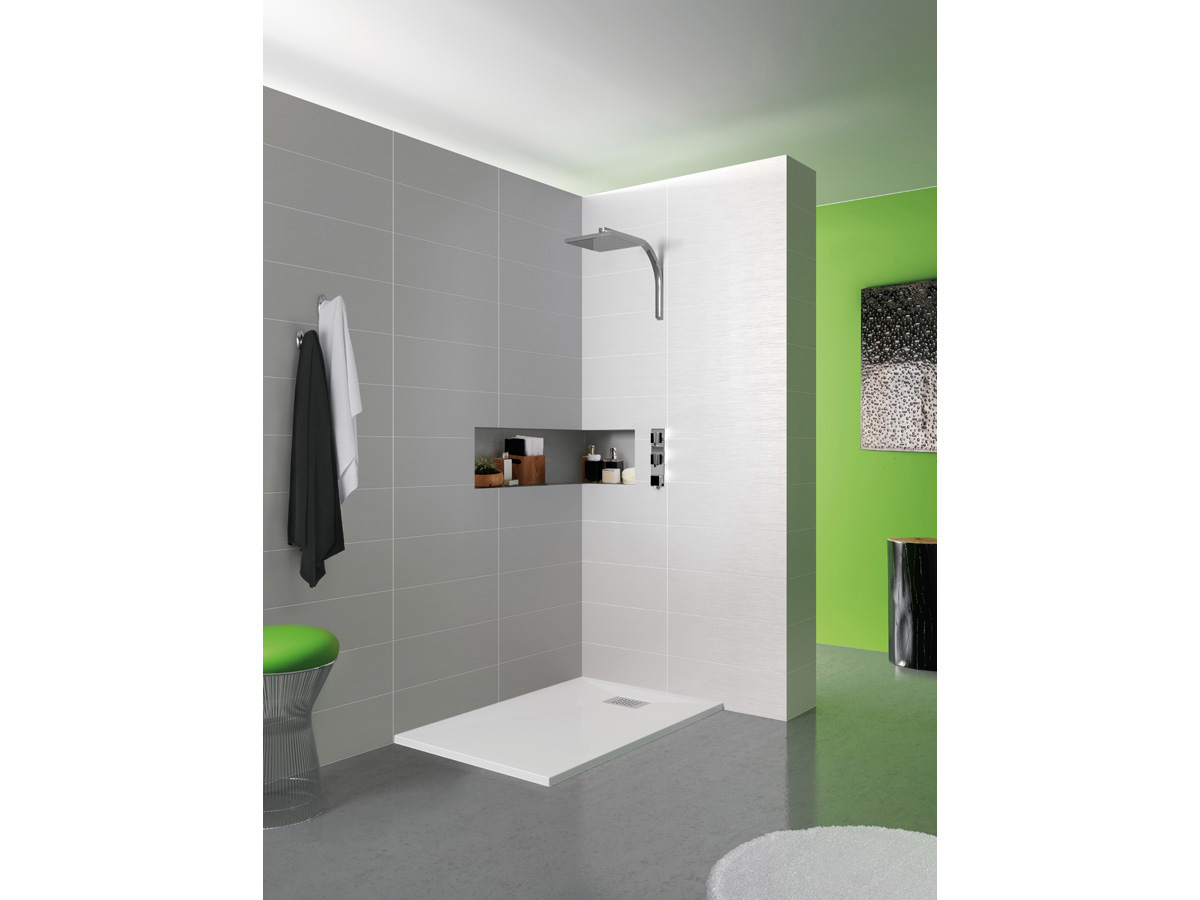 Receveur rectangulaire Kinesurf - Blanc - 140 x 80 cm