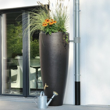 Récupérateur d'eau 300L - 2en1 - Moka