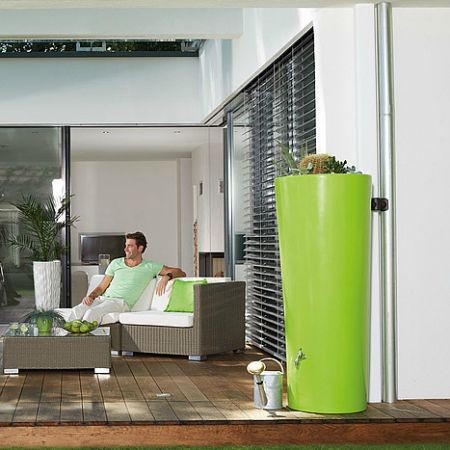 Récupérateur d'eau 350L et bac à plante- apple