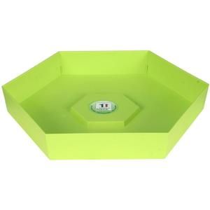 RIVIERA Soucoupe Octogonale  - Vert Anis