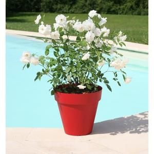 RIVIERA Pot SOLEILLA diam?tre 40 cm rouge