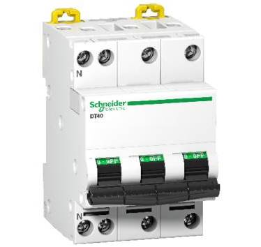 SCHNEIDER - Disjoncteur Acti9 DT40 3P+N 20A Courbe C - A9N21066