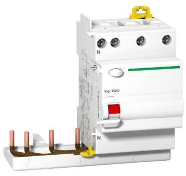 SCHNEIDER - Vigi DT40 bloc différentiel 3P+N 40A 300mA type AC 230-415V - Acti9 - A9N21493