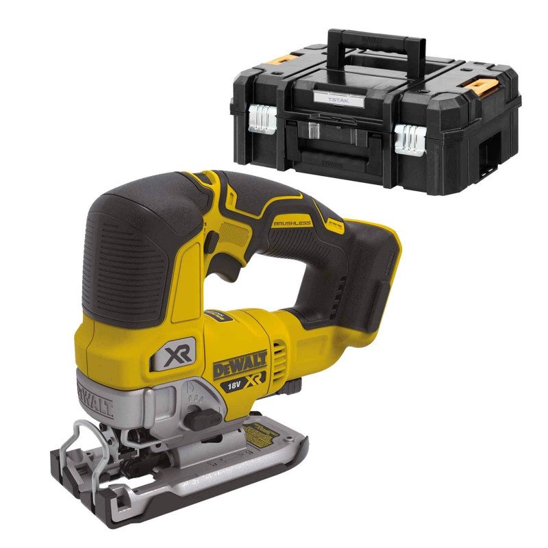 DEWALT Scie sauteuse 18V poignée étrier (machine seule) en coffret T-STAK - DEWALT - DCS334NT