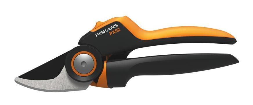 Sécateur Powergear PX92 - à cremaillère à lame franche taille M - FISKARS