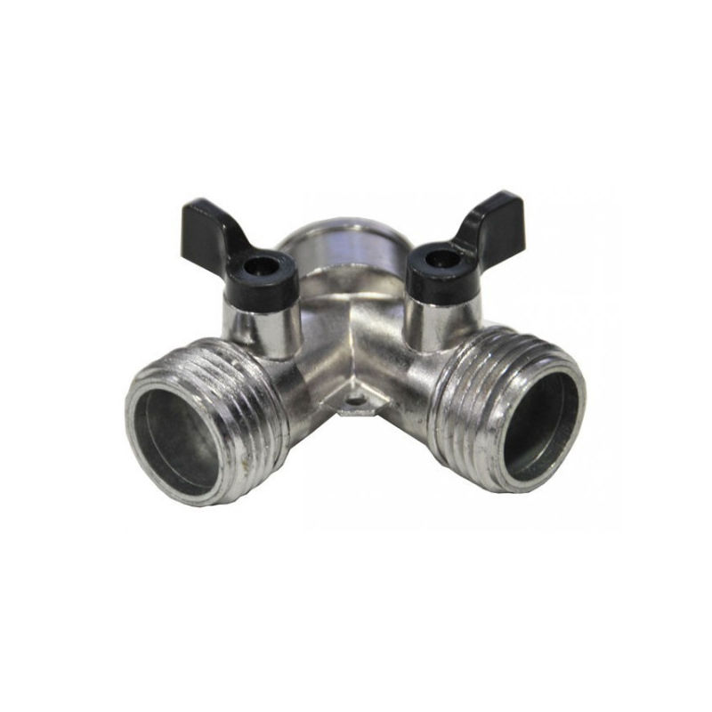Sélecteur 2 circuits embout male 3/4 en zinc - MULTITANKS