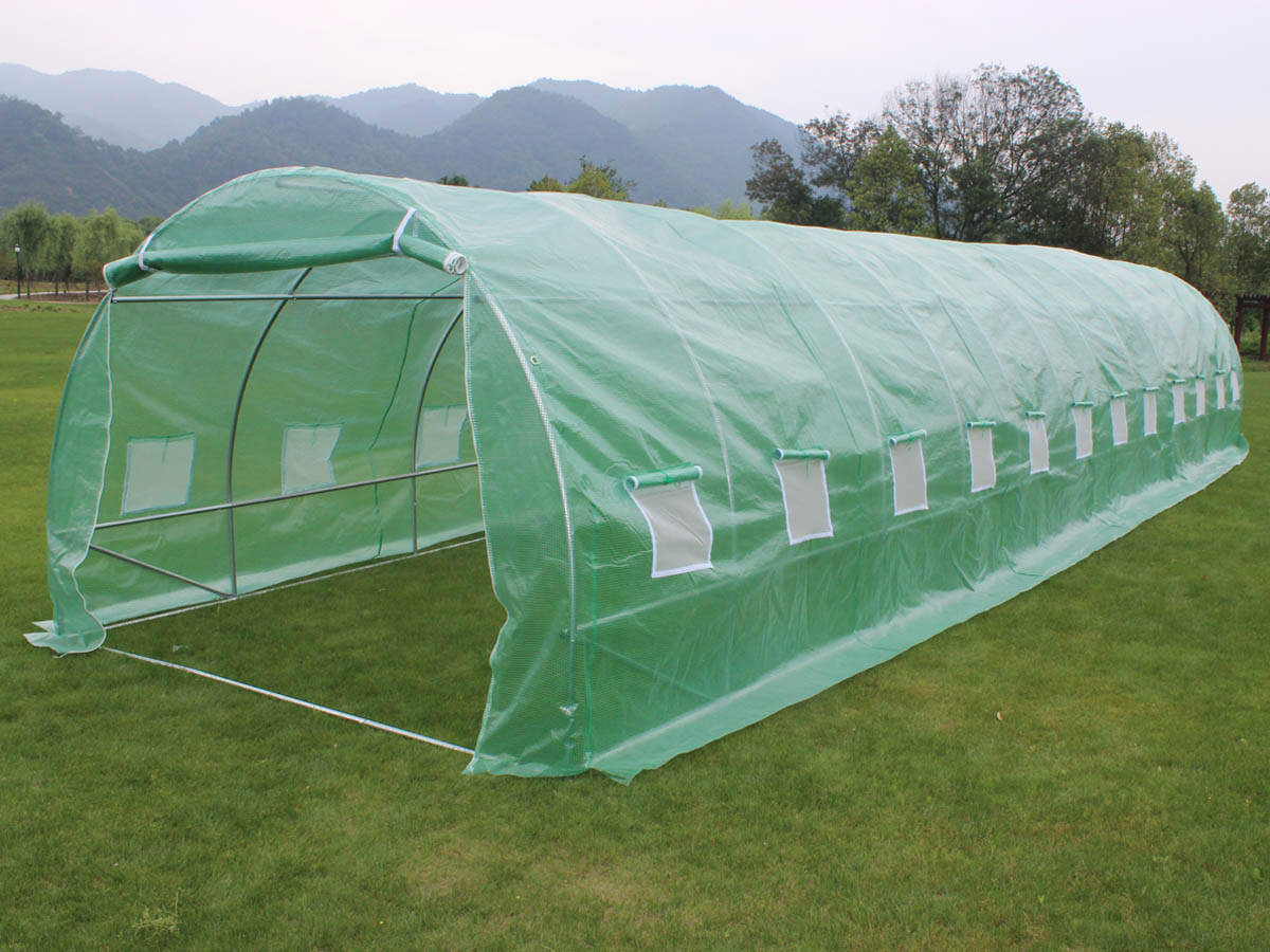 Serre tunnel de jardin Althea - 36m² - 12 x 3 x 2 m