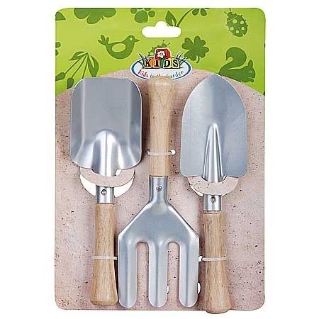 Set de jardinage pour enfants en zinc
