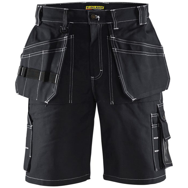 Short de travail Blaklader Artisan Cordura 100% coton croisé 370g Noir 50