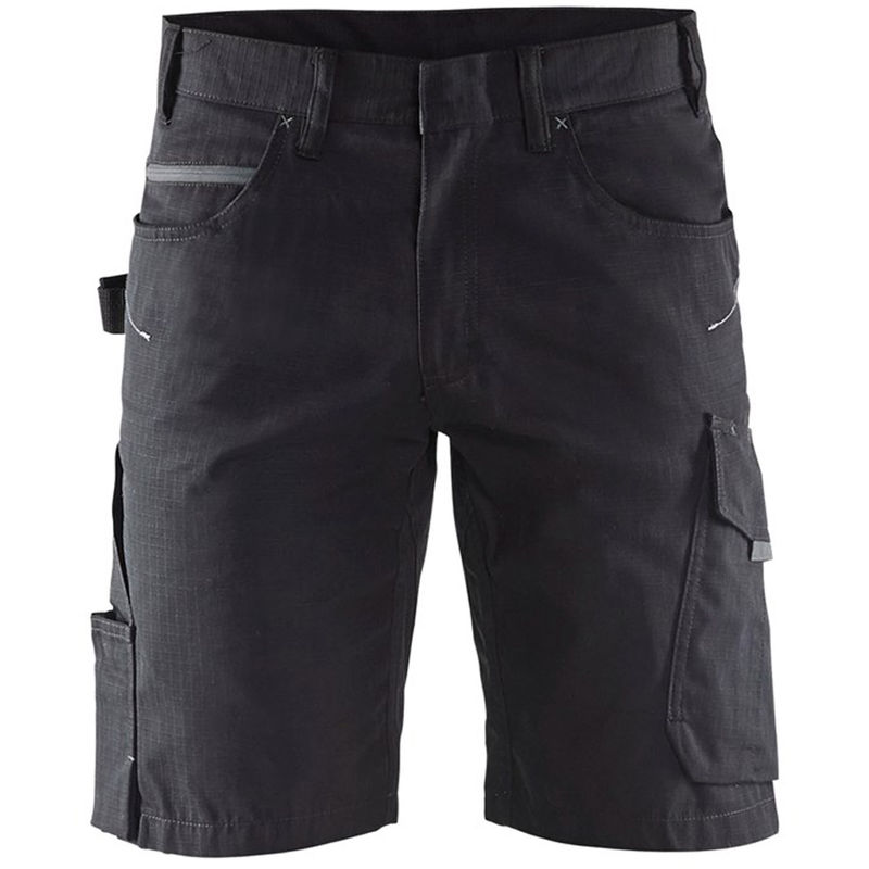 Short de travail Blaklader Ripstop Noir / Gris Foncé 42
