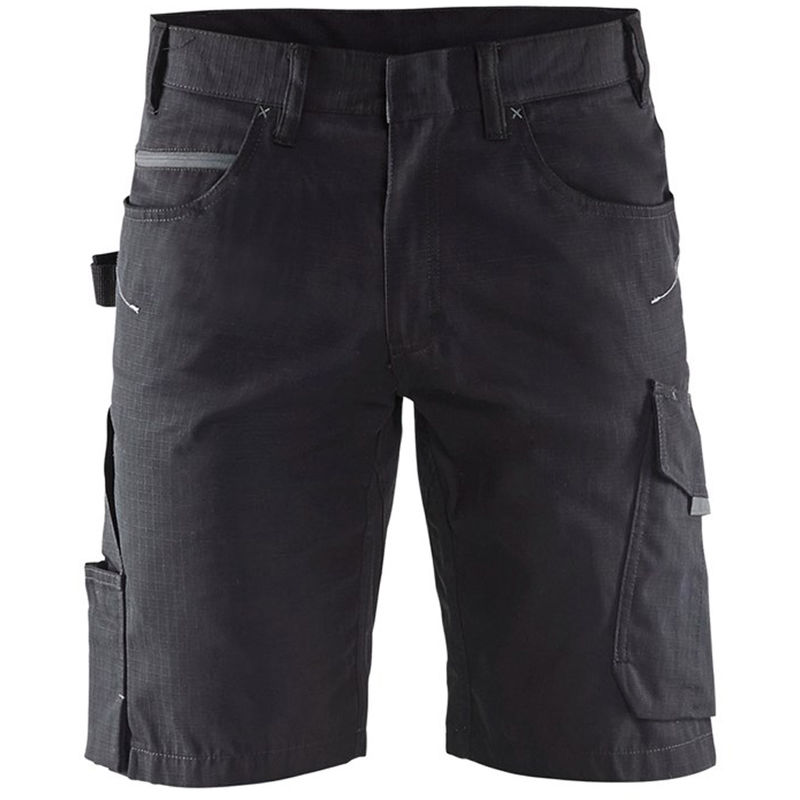 Short de travail Blaklader Ripstop Noir / Gris Foncé 46