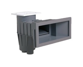 Skimmer pour piscine béton et liner cofies hayward - gris anthracite