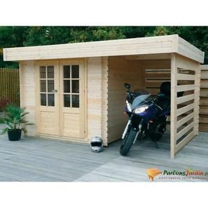 LANGRES Abri de jardin bois 2,38x2,38 m 4,60m?