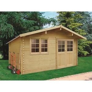 VISP Abri de jardin 4,18x3,88 m 14,37m? utiles