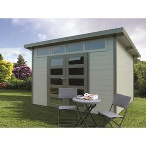 VENEZIA Abri bois de jardin 333,5x273,5 cm 8,58m? utiles