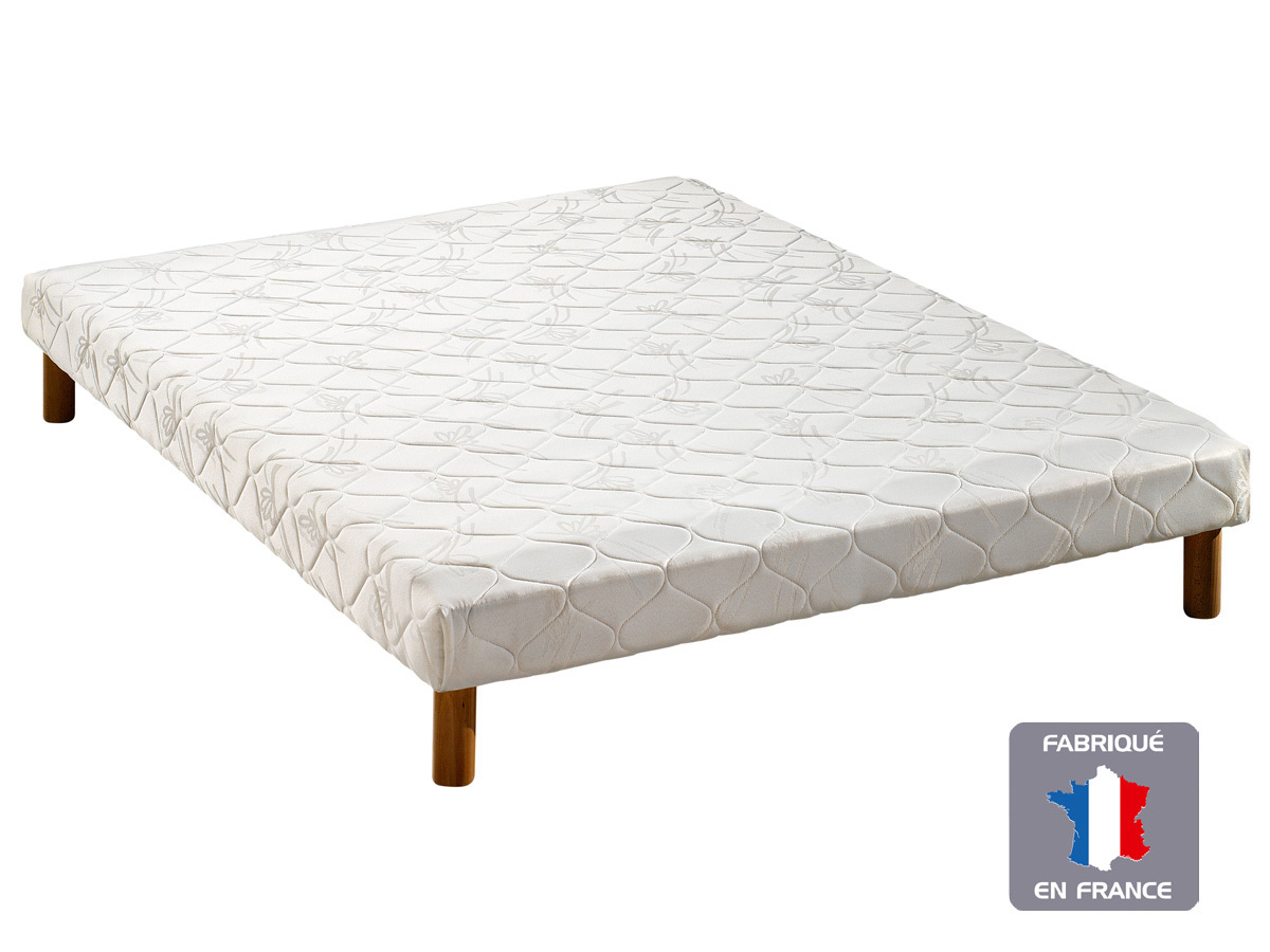 Sommier tapissier Plein Sommeil - 2 x 14 lattes - 140 x 190 cm