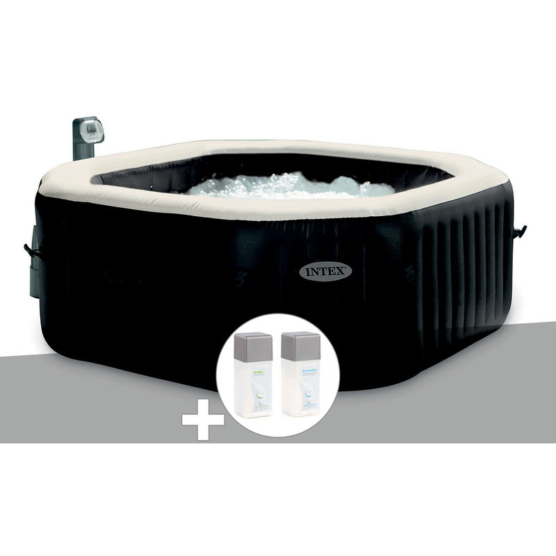 Spa gonflable PureSpa octogonal Bulles + Jets 6 pl + Kit Brome - Intex