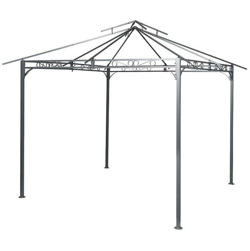 Structure en acier pour la tonnelle Fogo 3 x 3 m - HESPERIDE Structure en acier pour la tonnelle Fogo 3 x 3 m - HESPERIDE