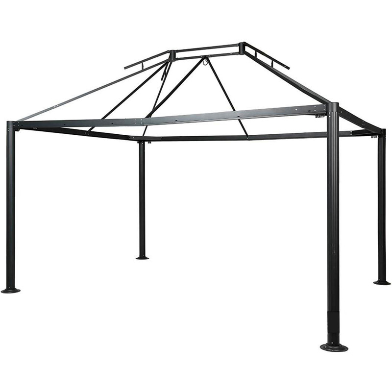Structure en acier pour la tonnelle Napoli 3 x 4 m - HESPERIDE Structure en acier pour la tonnelle Napoli 3 x 4 m - HESPERIDE