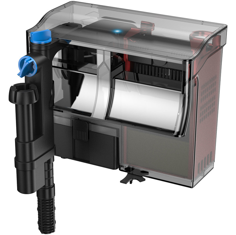 SunSun Filtre suspendu CBG-500 Hang On Filter 500 l/h pour Aquariums jusqu'à 115 l avec UVC